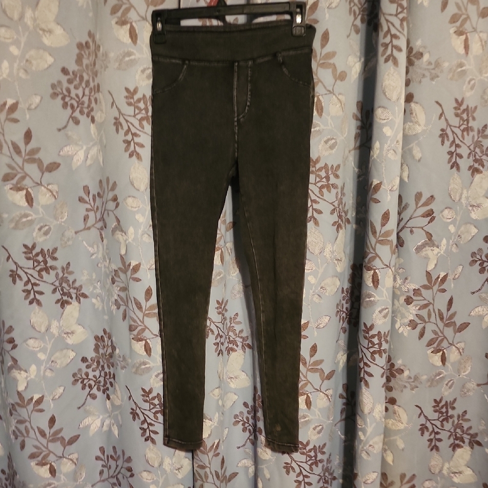 Elegant Dark Gray Women's Jeggings